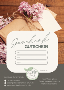 Geschenkgutschein Clever Abnehmen Erfurt